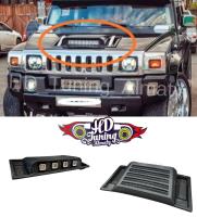 Hood scoop with lights v1