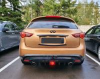 Диффузор на задний бампер FX35 S51