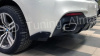 Накладки на задний бампер BMW X6 F16 версия M