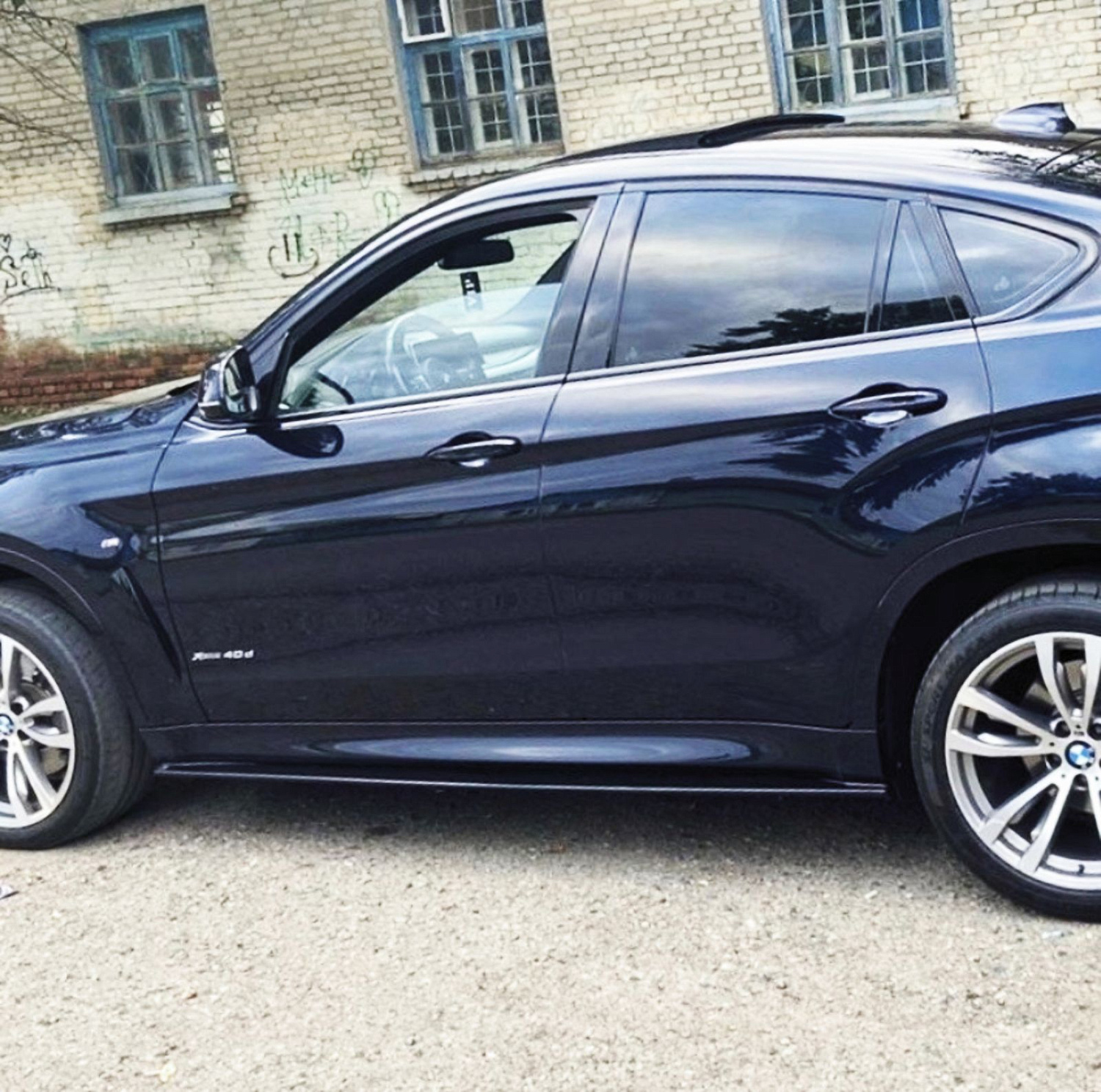 Накладки под пороги BMW X6 F16 версия М