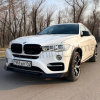 Губа на передний бампер  BMW X6 F16 (обычная версия)