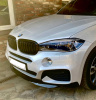 Губа на передний бампер BMW X6 F16 версия M
