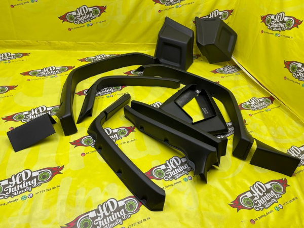 Fender flares +100mm + bumper covers (Primed)