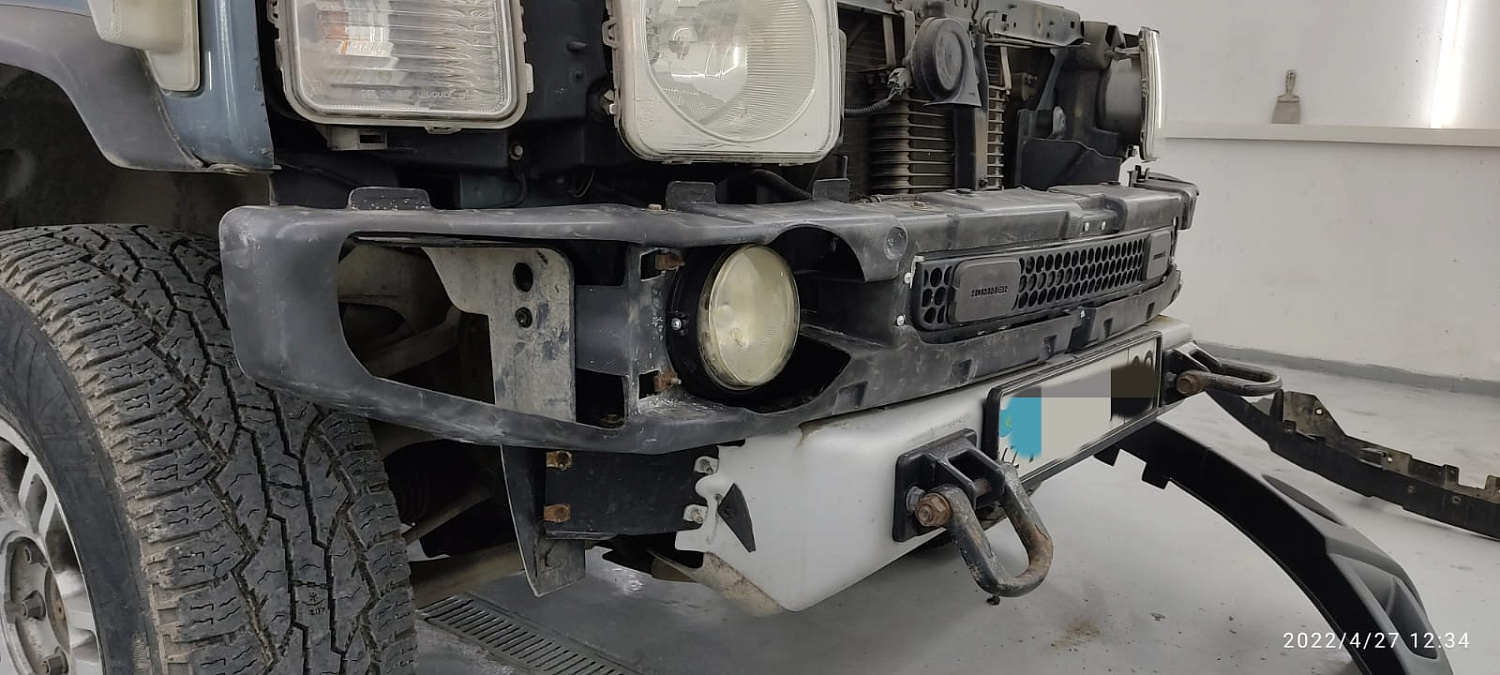 Carrier Bumper Front for HUMMER H3/H3t