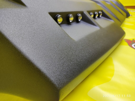 Visor on the roof  with LIGHTS (painting)