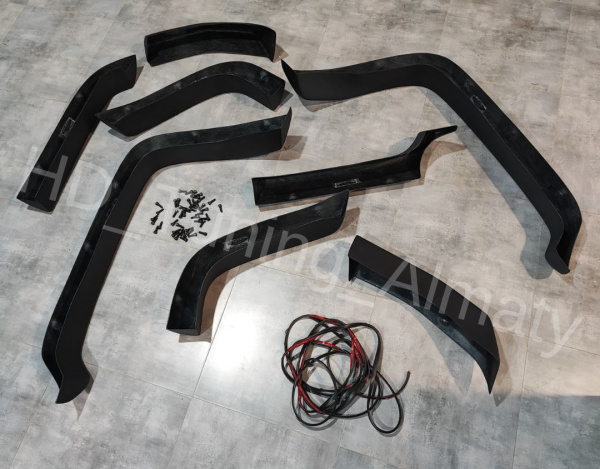 Fender flares Bushwacker style +80mm (Painting)