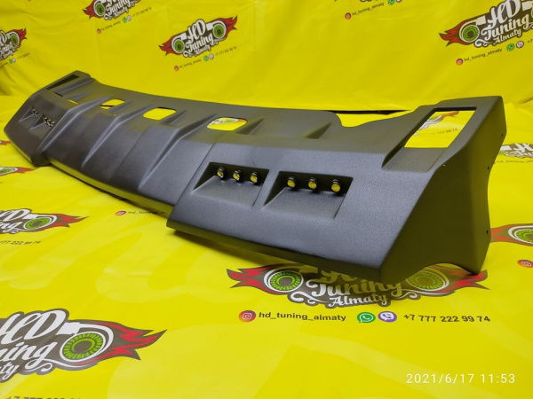 Visor on the roof  with LIGHTS (painting)